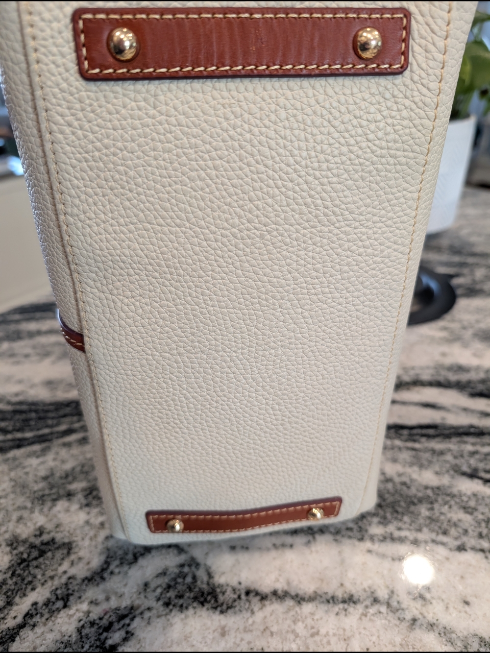 Dooney & Bourke Pebbled Leather Zip Hobo Bag w/Front Snap Pockets - Picture 11 of 16